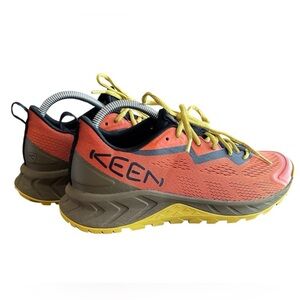 KEEN Versacore Speed Gold Flame Antique Moss Hiking Trail Shoes size 9.5